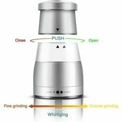 PESCE Moulin à Poivre Ou Sel Manuel Et élégant Avec Réglage De La Mouture, Bonne Prise En Main, Corps En Acier Inoxydable Et Réservoir Grande Capacité 2 -POULAILLER ET ÉLEVAGE DE LA BASSE-COUR Ventes 64521671 3