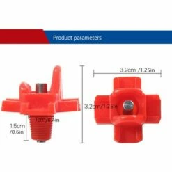 REGALOS Lot De 20 Tétines De Poulet à Montage Latéral Horizontal Pour Volaille, Tétine D'abreuvoir à L'extérieur Pour Poulet, Canard, Caille Et Autres Volailles (20) 7 REGALOS Lot De 20 Tétines De Poulet à Montage Latéral Horizontal Pour Volaille, Tétine D'abreuvoir à L'extérieur Pour Poulet, Canard, Caille Et Autres Volailles (20) -POULAILLER ET ÉLEVAGE DE LA BASSE-COUR Ventes 64546173 3