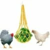 REGALI Poulet Légumes Corde Sac, Volaille Porte-Fruits Poulet Chou Mangeoire Traiter Outil D'alimentation Avec Crochet Pour Poules Poulailler Jouet Pour Poule Oie Canard Grands Oiseaux
