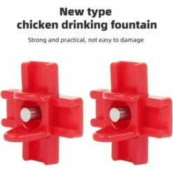 SLBRILLèRE 10 Pcs Abreuvoir Poulet, Eau Tétine Poule Alimentateur Fournitures De Volaille Automatique, Distributeur D'eau Canard à Montage Latéral Horizontal Pour Abreuvoir D'eau Propre -POULAILLER ET ÉLEVAGE DE LA BASSE-COUR Ventes 64707051 3