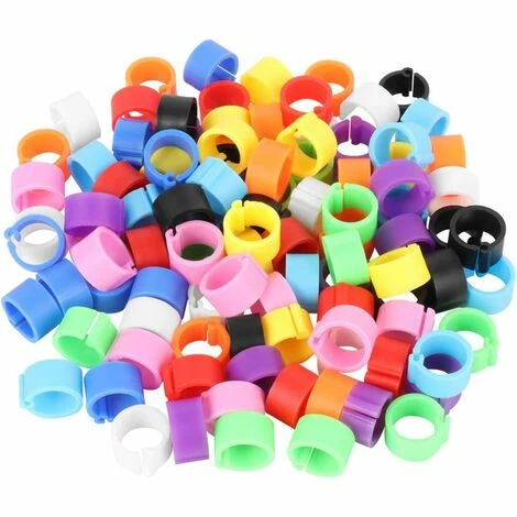 EAUDACè 100pcs Plastique Anneau De Jambe De Pigeon Poule Pigeon Identifier Anneaux De Colombe Pour Perroquet Caille Pinson Canari éclos Volailles Pied Anneaux Poussins Canard Clips 1 EAUDACè 100pcs Plastique Anneau De Jambe De Pigeon Poule Pigeon Identifier Anneaux De Colombe Pour Perroquet Caille Pinson Canari éclos Volailles Pied Anneaux Poussins Canard Clips