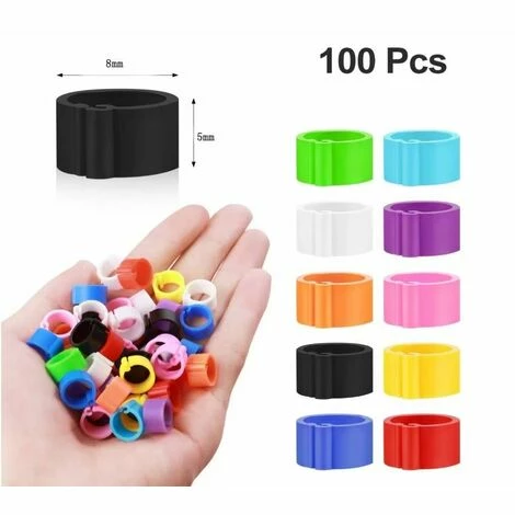 EAUDACè 100pcs Plastique Anneau De Jambe De Pigeon Poule Pigeon Identifier Anneaux De Colombe Pour Perroquet Caille Pinson Canari éclos Volailles Pied Anneaux Poussins Canard Clips 2 EAUDACè 100pcs Plastique Anneau De Jambe De Pigeon Poule Pigeon Identifier Anneaux De Colombe Pour Perroquet Caille Pinson Canari éclos Volailles Pied Anneaux Poussins Canard Clips – Image 2
