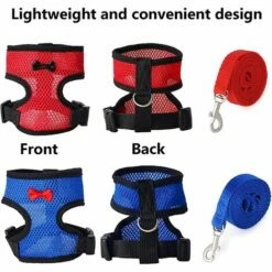 EAUDACè Harnais Souple RéGlable Harnais De Poule 2 PièCes D'éLingue De Poulet Nouvelle Laisse Pour Animaux De Compagnie, RéGlable, Confortable, Respirante, Petite Laisse De Canard Avec Laisse Pour Animaux（M） -POULAILLER ET ÉLEVAGE DE LA BASSE-COUR Ventes 64737783 5