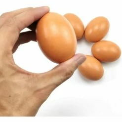 Faux Oeufs De Poule Lot De 6 Faux œufs En Bois Pour Aider à Pondre Des Poules - Outil Agricole - Mannequin De Nid De Volaille 56Vingt -POULAILLER ET ÉLEVAGE DE LA BASSE-COUR Ventes 64938447 4