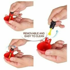 Animalerie Distributeurs D'eau Automatique Pour Poulet Canard Volaille - Automatique De L'eau Potable Tasses Bird Coop Feed Volaille Poulet Volailles Abreuvoir D'eau Potable Tasses (12 Pcs) LangRay -POULAILLER ET ÉLEVAGE DE LA BASSE-COUR Ventes 66811002 3