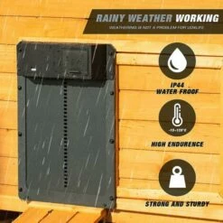 DONTODENT 2022new Porte De Poulailler Automatique Porte En Plastique Pleine Détection De Lumière Porte De Poulailler Porte De Poulailler - -POULAILLER ET ÉLEVAGE DE LA BASSE-COUR Ventes 67436073 4