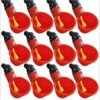 LLOVE Breuvoir De Poulet, 12 PCS Automatique Pour Poulailler Distributeurs D'eau Automatique Pour Poulet Canard Volaille Eau Potable Tasses Abreuvoir Mangeoire Pour Bétail Poule
