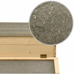 MAISONCHIC Poulailler Enclos Cage Extérieure Pour Poulets - Bois De Pin Massif 178x67x92 Cm -POULAILLER ET ÉLEVAGE DE LA BASSE-COUR Ventes 67652320 5