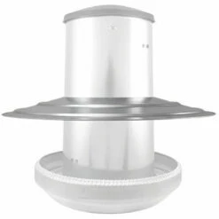 POULAILLER DIRECT Auvent Galvanisé Pour Mangeoire Volailles 26kg - River Systems