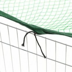 TECTAKE Parc D'Extèrieur Grillag? ? Lapins Et Petits Rongeurs + 1 Filet De Protection 204 Cm ? Vert - Vert -POULAILLER ET ÉLEVAGE DE LA BASSE-COUR Ventes 7514453 3