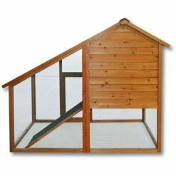 WILTEC Cabane à Petits Rongeurs Clapier Poulailler Abri Petits Animaux Enclos Espace Libre 2 Niveaux -POULAILLER ET ÉLEVAGE DE LA BASSE-COUR Ventes 808881 3