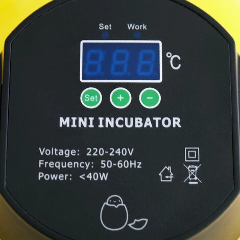 WILTEC Couveuse 10 Oeufs Appareil à Couver Incubateur 2 WILTEC Couveuse 10 Oeufs Appareil à Couver Incubateur – Image 2